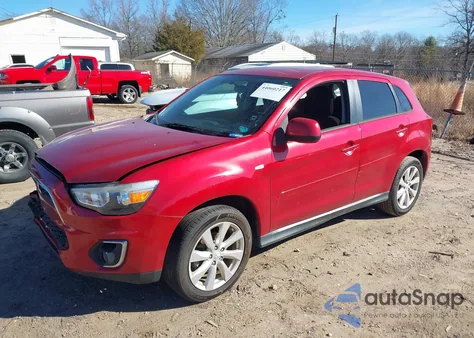 2015 Mitsubishi Outlander Sport Es from USA, damaged, VIN 4A4AP3AU2FE002940